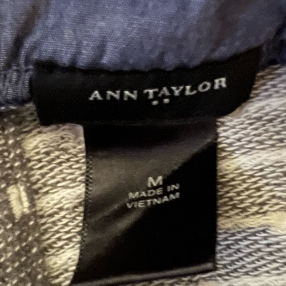 Ann Taylor layered shirt look top cotton - Picture 2 of 3